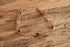 Amethyst and Rose Quartz Scarab Bracelet - 14 K Gold Filled