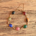 Vintage Carved Gemstone Scarab bracelet 12k gf