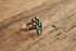 Flower Shaped Turquoise Ring - Size 5 1/4
