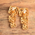 Anne Klein Brushed Gold Toned Clip Earrings