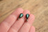 Carved Turquoise Studs