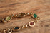 Gemstone Scarab Bracelet