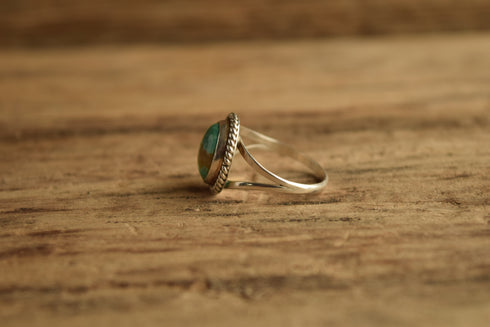 Peggy Skeets Turquoise Ring - Size 9 3/4