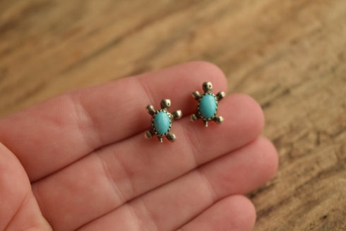 Turquoise Turtle Earrings