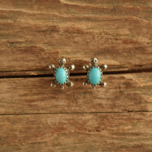 Turquoise Turtle Earrings