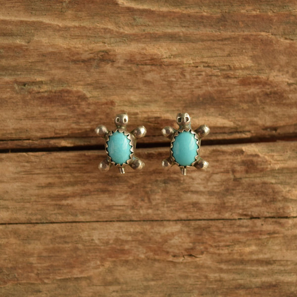 Turquoise Turtle Earrings