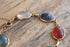 14k Yellow Gold Gemstone Scarab Bracelet