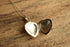 Etched Silver Heart Locket