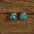 turquoise nugget earrings navajo made