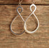 Sterling Silver Infinity Drop Earrings
