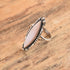 Navajo Pink Marquise Ring - Size 9.5