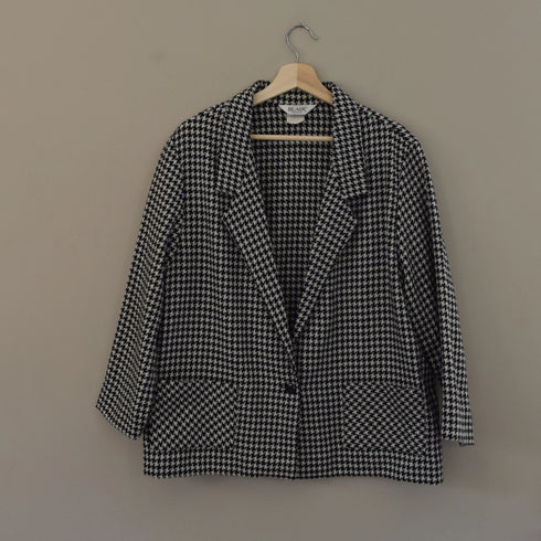 Hounds-tooth Blazer