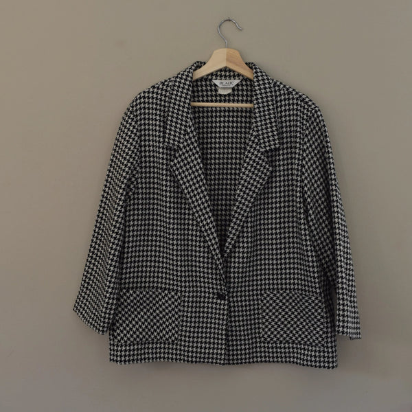 Hounds-tooth Blazer