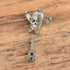 Kit Carson Dangle Dead Head Bony Brooch Pin