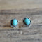 BW STERLING NAVAJO STUD EARRINGS