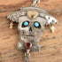 Dangle Sword Dead Head Sterling Necklace - Kit Carson