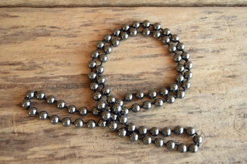Hematite Bead Necklace