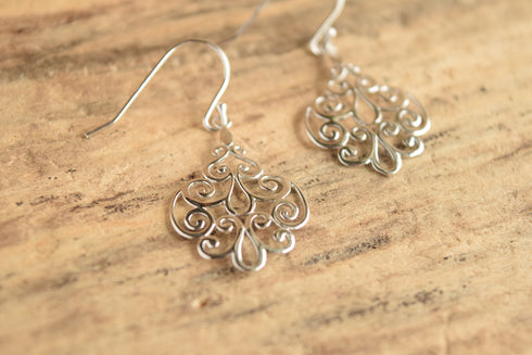 Sterling Silver Dangle Earrings