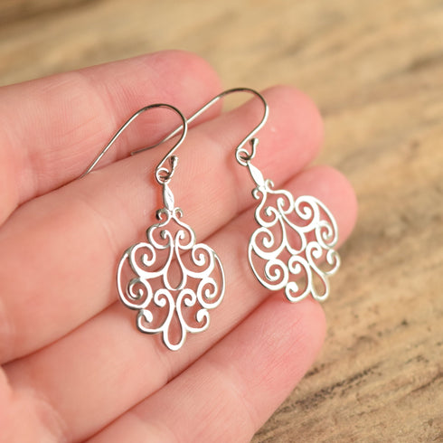 Sterling Silver Dangle Earrings