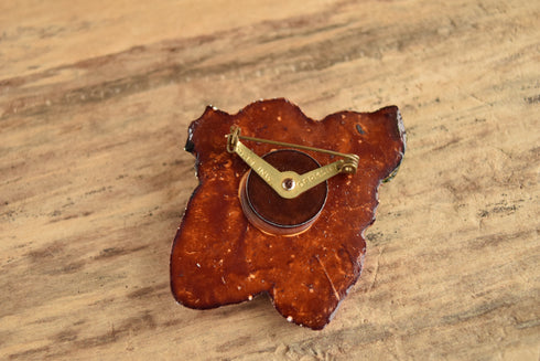 Double Strawberry Brooch - Western Germany