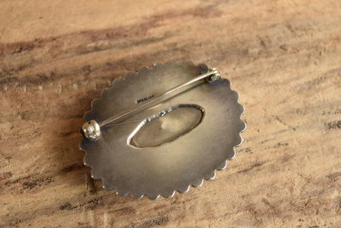 Petrified Wood Brooch