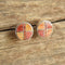 Spiny Oyster Navajo Stud Earrings Inlay