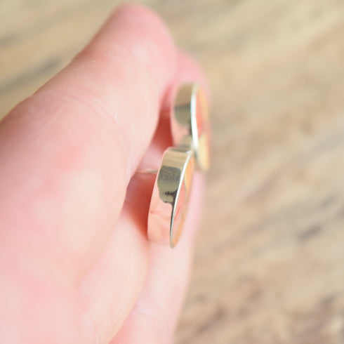 Spiny Oyster Inlay Earrings - Peterson Chee