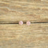 Pink Carved Stud Earrings
