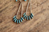 Zuni Petit Point Turquoise Drop Earrings