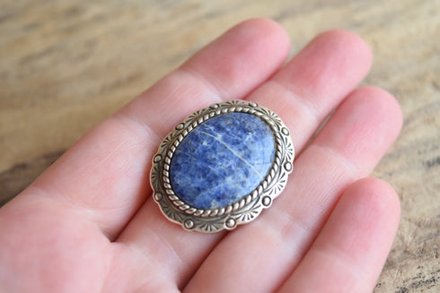 Carolyn Pollack Sodalite Ring - Size 8.25