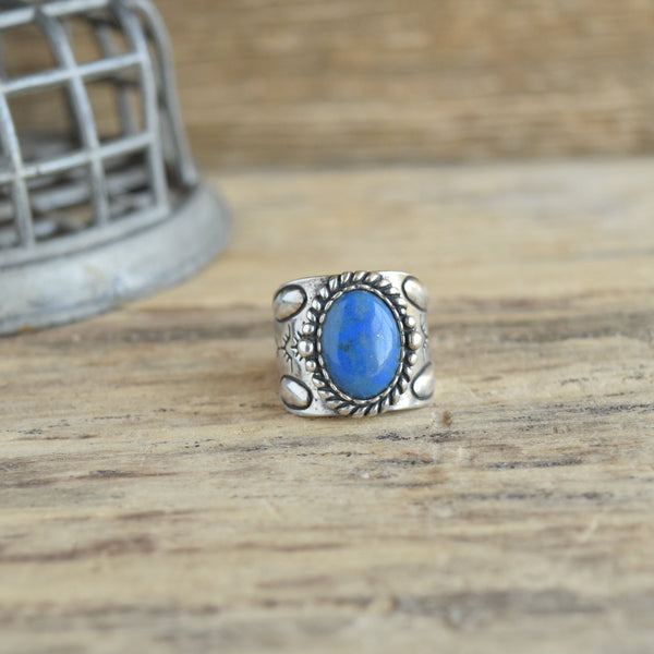 Carolyn Pollack Lapis Stone Ring