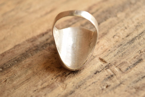 Rugged Turquoise Ring - Size 12.5