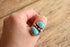 Rugged Turquoise Ring - Size 12.5