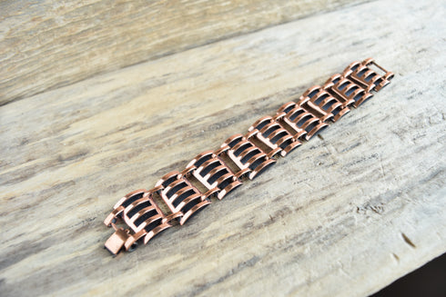 Copper Modernist Bracelet