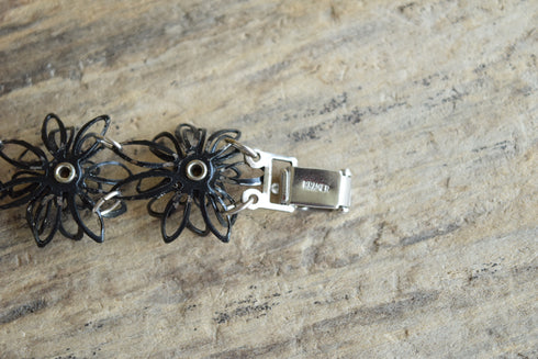 Flower Rhinestone Bracelet - Kramer