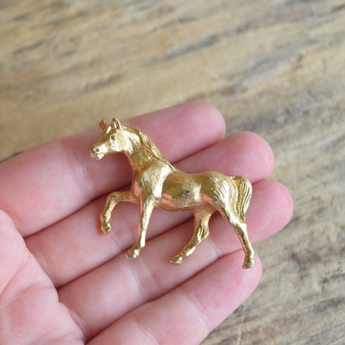 Horse Shaped Brooch - Napier