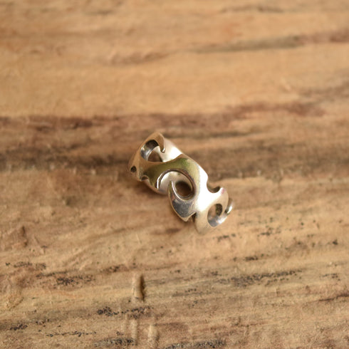 Sterling Silver Tribal Ring - Size 7 1/2