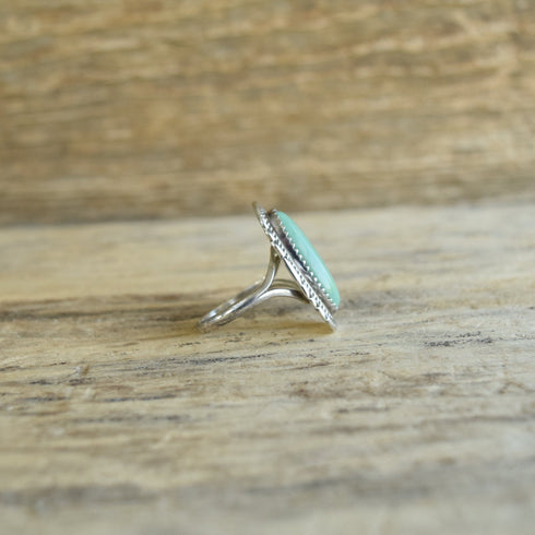Navajo Turquoise Ring - Size 9.75