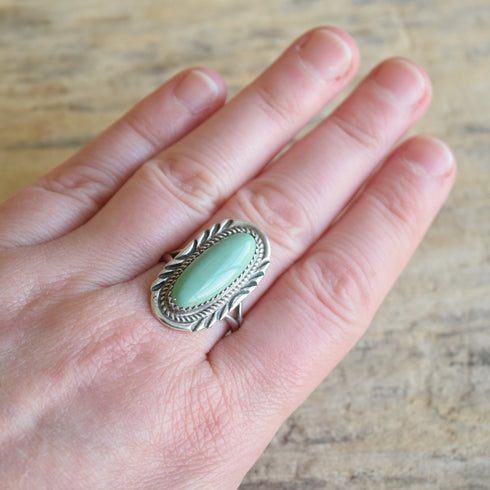 Navajo Turquoise Ring - Size 9.75