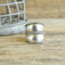 cigar band ring sterling silver size 9