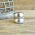 cigar band ring sterling silver size 9