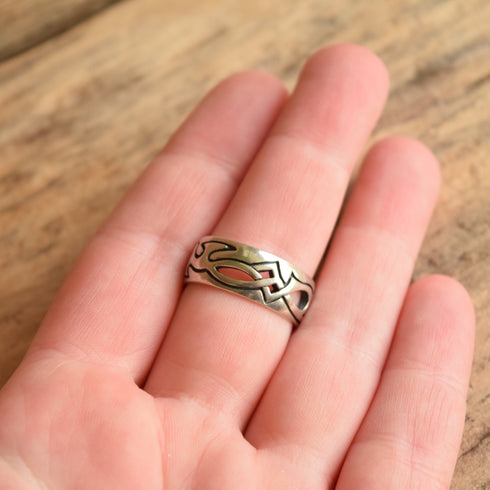 Tribal Band Ring - Size 8