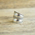 Sterling Silver Cigar Band Ring - Size 9