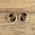 Navajo Inlay Onxy, Jasper & Tiger Eye Earrings