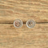 Button Sterling Silver Studs