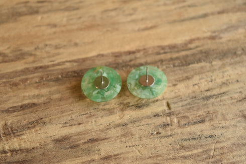 Green Seaside Earrings