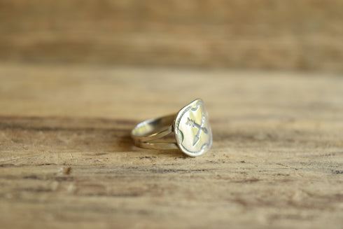Crossed Arrows Ring - Size 7