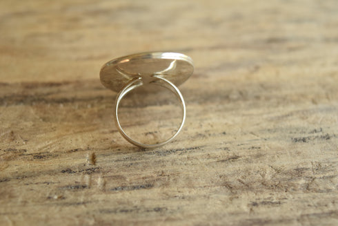 Turquoise Rattle Snake Ring - Size 10