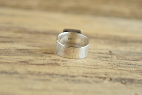 Floral Folk Sterling Ring - Size 8