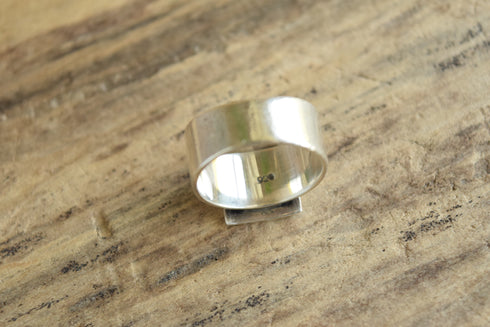 Floral Folk Sterling Ring - Size 8